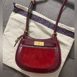 Tory Burch Lee Radziwill Small Saddlebag
